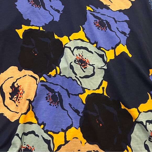 ANTHROPOLOGIE Flutter Sleeve Floral Cut-Out Silk Blend Dress M - Picture 7 of 9